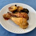 El cooksnap de lusalcidos cuando hizo Muslos de pollo al horno con patata y pimiento.