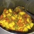 Komal khatri का कुकस्नैप जब उन्होंने आलू मटर की सब्जी (Aloo Matar Ki Sabji recipe in Hindi) बनाया था।