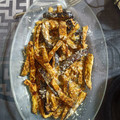 El cooksnap de patxy santero cuando hizo Bastones de berenjena y calabacín en airfryer a la miel.