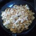 El cooksnap de Silvia cuando hizo Bacalao a bras.