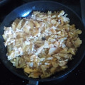El cooksnap de Silvia cuando hizo Bacalao a bras.