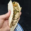 El cooksnap de Daiana Guibaudo cuando hizo Relleno para Tacos de Pollo.