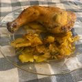 El cooksnap de reynapolo7 cuando hizo Muslos de pollo al horno con un toque mediterráneo.