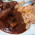El cooksnap de Grass cuando hizo Chamorro de cerdo adobado.