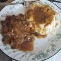 Barb's cooksnap of when they made Slow Cooker Salisbury Steak.