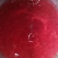 El cooksnap de claudia andrea muniz cuando hizo Salsa de frutillas o coulis de frutillas.