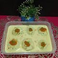 Rita Talukdar Adak's cooksnap of when they made Mango dessert with small rasgulla.