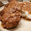 tornadoalli's cooksnap of when they made Grandma's Salisbury Steaks and Gravy.