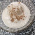 El cooksnap de Marcela Azua cuando hizo Nieve de plátano con canela.