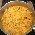 El cooksnap de Nuria Hernandez cuando hizo Tortellini de carne en salsa de tomate.