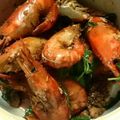 Huiwen Kuo 的 三杯泰國蝦 cooksnap