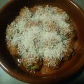 El cooksnap de Maria cuando hizo Albóndigas de berenjena.