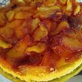 El cooksnap de Roxana Aranda cuando hizo Torta invertida de manzana.
