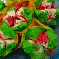 Cooksnap dari Jayanti Stefanny untuk resep Bolu Kukus Mekar Semangka anti gagal
