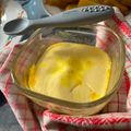 Cooksnap dari tyaa untuk resep Creme Brulee / Soft Cheese Egg - Snack MPASI 6m+
