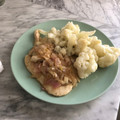 El cooksnap de Tamar Fenández N. cuando hizo Pechuga de pollo al vino blanco.