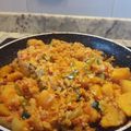 El cooksnap de Rosana Diez cuando hizo Calabaza rehogada con soja texturizada.