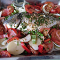 El cooksnap de Angelica Intriago cuando hizo Dorada al horno.