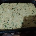 El cooksnap de Adriana Esther Barrios cuando hizo Fainá de zapallitos revueltos.