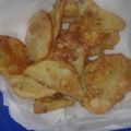 El cooksnap de Lu Ligorria cuando hizo Papas Soufflé (o escalope).