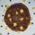 صورة من OM_Alya Tasnim 🇩🇿🇩🇿، شاركها بعد تجربة وصفة بان كيك بالشوكولاته 🍫 و الموز 🍌