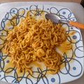 El cooksnap de Macarena Rodriguez Garcia cuando hizo Fideuá de gambas en Lékué al microondas.