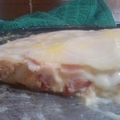 El cooksnap de Jesica Pelaytay cuando hizo Tarta de jamón y queso completa.