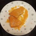 El cooksnap de César Angulo González cuando hizo Pollo marino (bonito-atún).