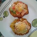 El cooksnap de Maria Feliciano cuando hizo "Tostadas" Deliciosas de Pollo en Patacón.