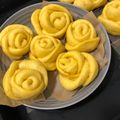 Boaaa 的 南瓜玫瑰花饅頭（全素） cooksnap