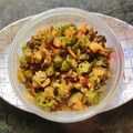 Yamini Naresh Bharti का कुकस्नैप जब उन्होंने अनियन भिंडी (onion bhindi recipe in Hindi) बनाया था।
