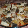 El cooksnap de Mariluz Molano Niso cuando hizo Bacalao con tomate y patatas panadera.