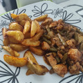 El cooksnap de May Vila cuando hizo Pechuga de pollo con judías (bajocas).