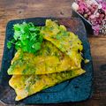 Aunty Eiko's international cuisine experience 's cooksnap of when they made Spicy Flatbread.