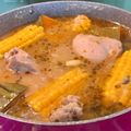 El cooksnap de Teresita Felíz cuando hizo Cazuela de Pollo.