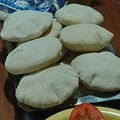 El cooksnap de Agostina Vezzini cuando hizo Pan Pita o Pan árabe casero.