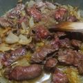 El cooksnap de Pepe cuando hizo Hígado de ternera encebollado.