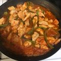 El cooksnap de Itza Peña de Gutierrez cuando hizo Fajitas de pollo.