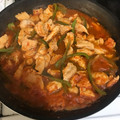 El cooksnap de Itza Peña de Gutierrez cuando hizo Fajitas de pollo.