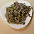 El cooksnap de Eduardo Agudo Alba cuando hizo Nidos de espinacas con gorgonzola y setas.