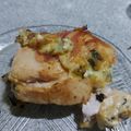 El cooksnap de mariel Alegre cuando hizo Pechuga de pollo rellena de quesos envuelta en tocino keto.
