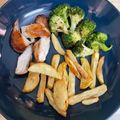 Cooksnap của Nguyen Nguyen khi họ làm theo món Ức gà,rau củ nướng eat clean