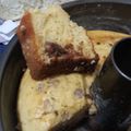 El cooksnap de Alexis Bennett cuando hizo Torta con corazón de nueces, dulce de leche y chocolate.