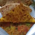 Shazia akhtar का कुकस्नैप जब उन्होंने गाजर आलू का पराठा(Gajar aloo ka paratha recipe in Hindi) बनाया था।