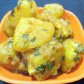 Anamika Chakraborty's cooksnap of when they made মেথি আলুর দম.
