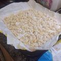 El cooksnap de Laura Barrera cuando hizo Ñoquis de ricota y zanahoria.