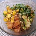 El cooksnap de Beich Sin Sal cuando hizo Poke bowl de salmón.