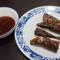 Cooksnap Satu Hari semasa beliau membuat Ikan sardin bakar.