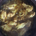 El cooksnap de Paty Pato Pat cuando hizo Talline de pollo con cebollas.