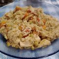 El cooksnap de Gustavo Cuevas cuando hizo Arroz amarillo con pollo.